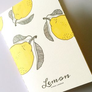 Coleção Frutos: Lemon . Notebook