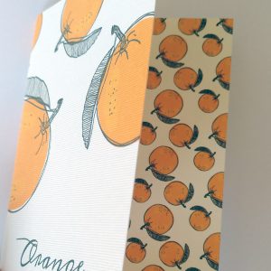 Coleção Frutos: Orange . Notebook