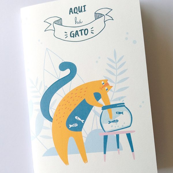 Coleção Aqui Há Gato #01 . Notebook