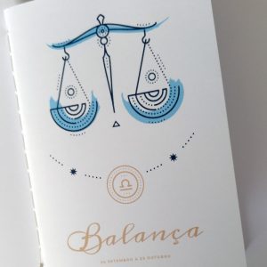 Coleção Zodíaco: Balança . Notebook