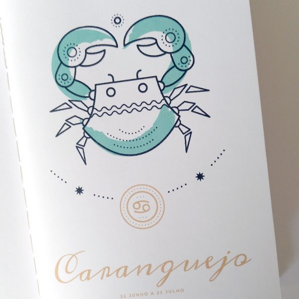 Coleção Zodíaco: Caranguejo . Notebook
