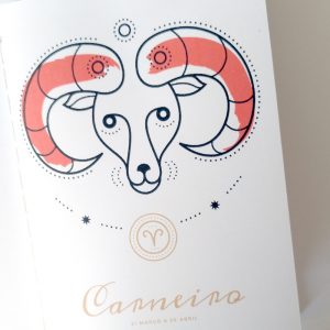 Coleção Zodíaco: Carneiro . Notebook