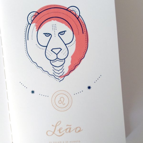 Coleção Zodíaco: Leão . Notebook