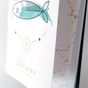 Coleção Zodíaco: Peixes . Notebook