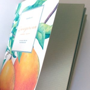 Coleção Aguarelas: Tangerina . Notebook