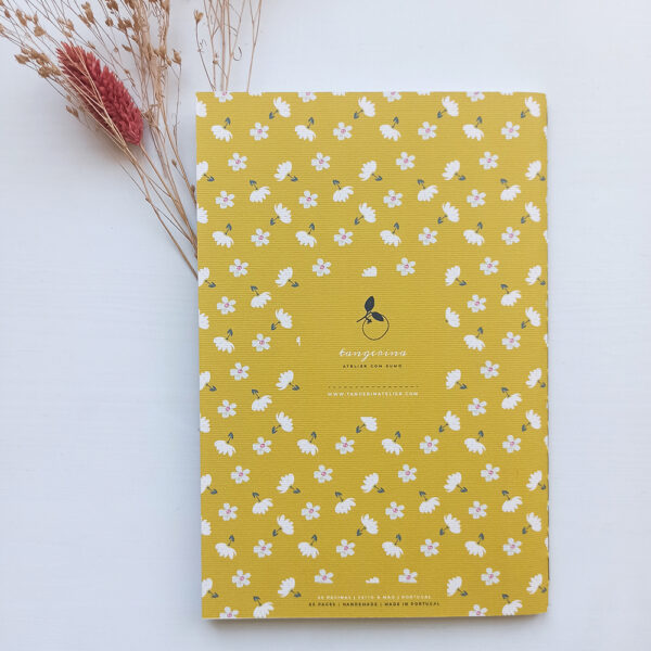 Flores amarelo . Notebook