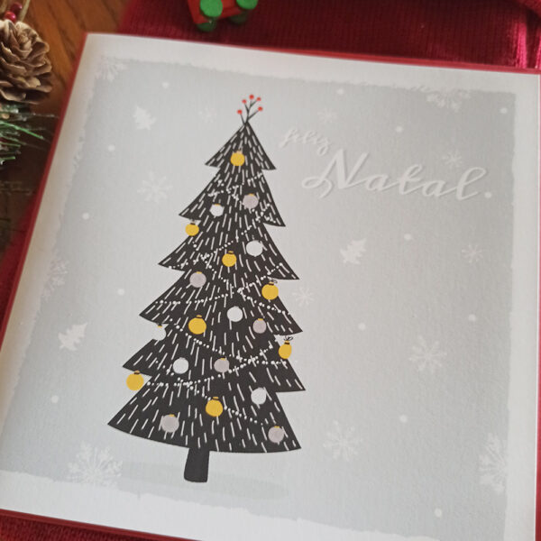 Christmas tree . Envelope & Card