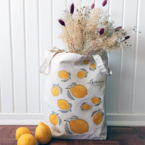 Lemon . Saco de pano