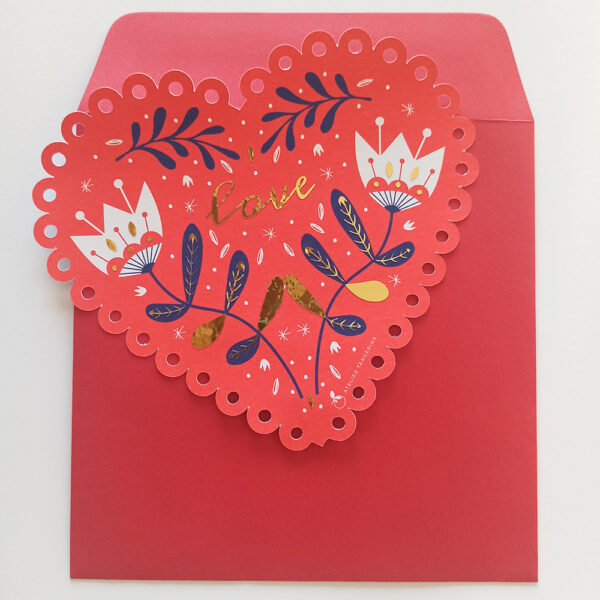 heart . Envelope & Card