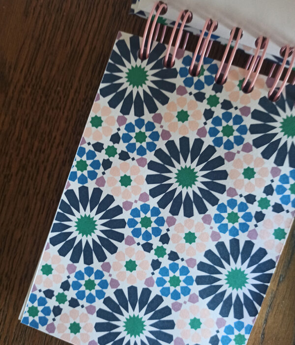 Bloco A6 capa dura . Mandalas