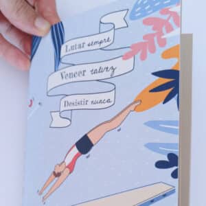 caderno personalizado com ilustração exclusiva