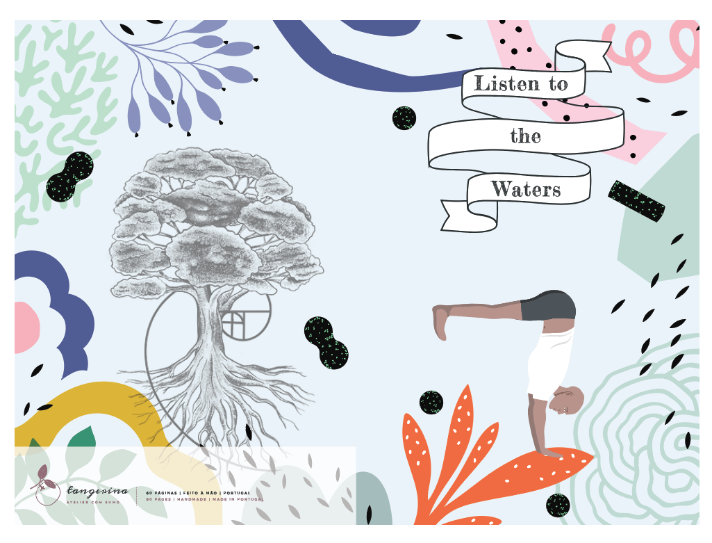 caderno artesanal personalizado com ilustração